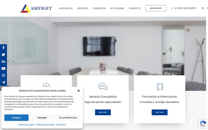 Screenshot of asefiget.com