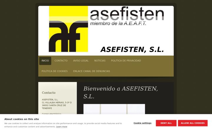Screenshot of asefisten.com