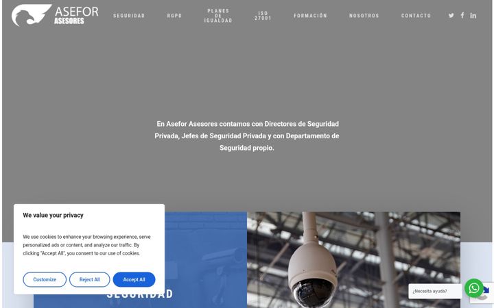 Screenshot of aseforasesores.es