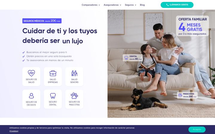 Screenshot ta' aseguramos-online.es