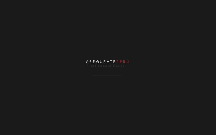 Screenshot of asegurateperu.com