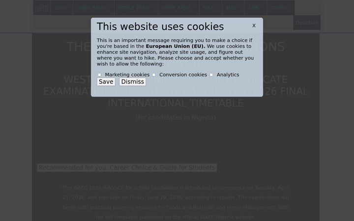 Screenshot of aseiclass.com