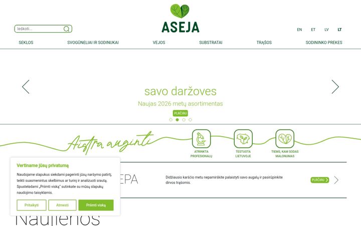 Screenshot of aseja.lt