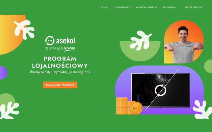 Screenshot ta' asekolove.pl