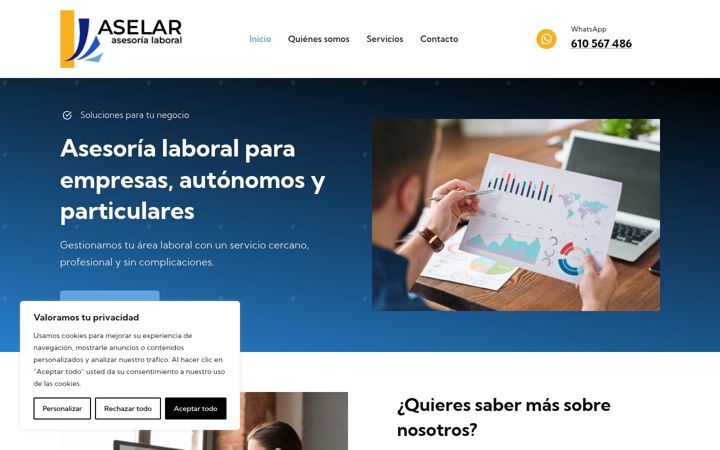 Screenshot of aselar.es