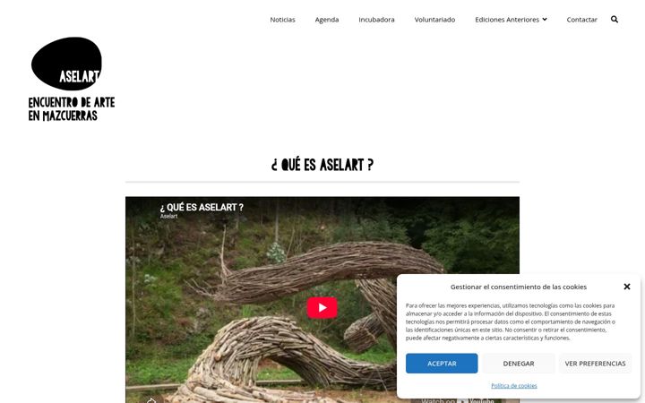 Screenshot of aselart.art
