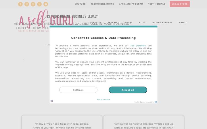 Screenshot di aselfguru.com
