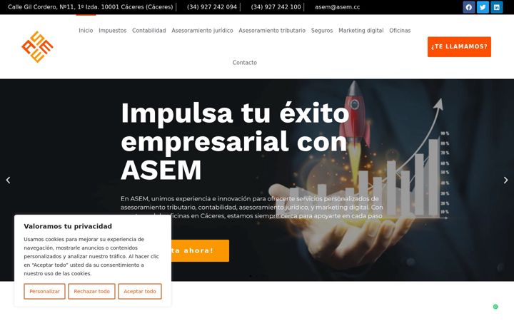 Screenshot of asem.cc