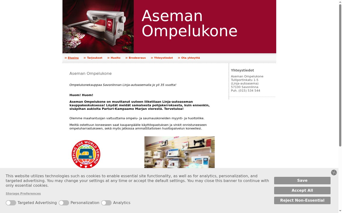 Screenshot tal-banner tal-kunsens muri qabel kwalunkwe interazzjoni