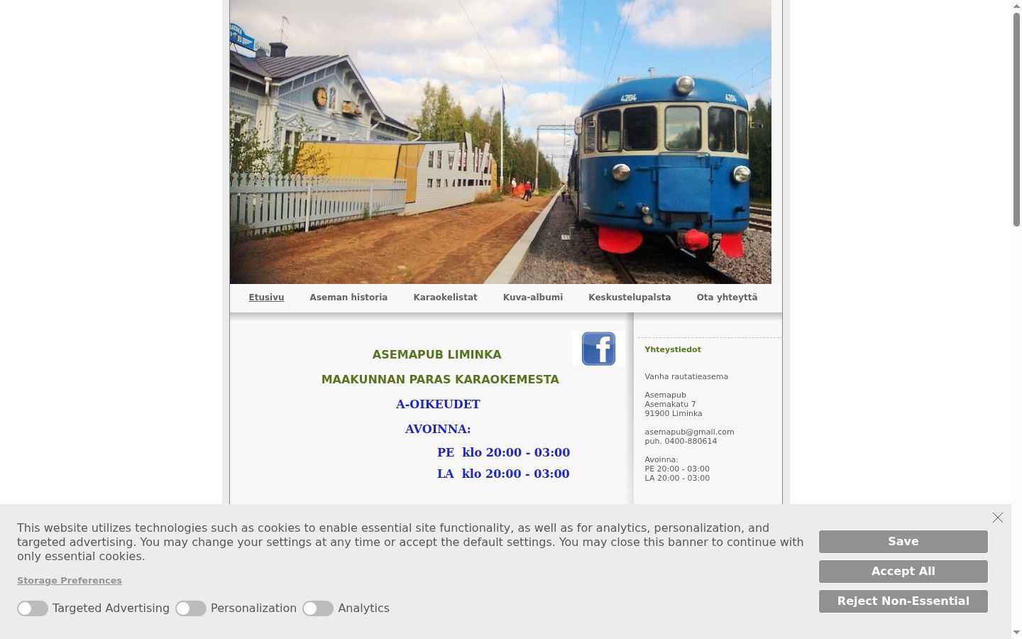 Sutikimo reklamjuostės, rodytos prieš bet kokią sąveiką, ekrano kopija