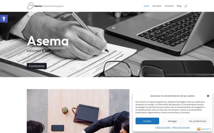 Screenshot of asemasa.es