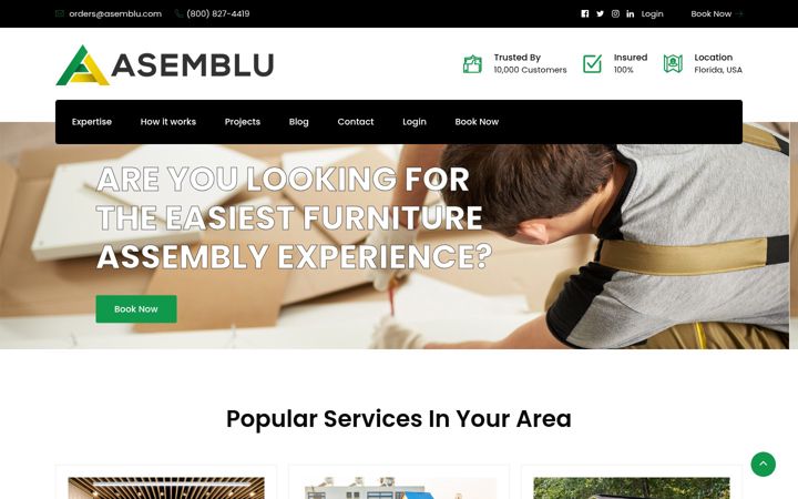 Screenshot of asemblu.com