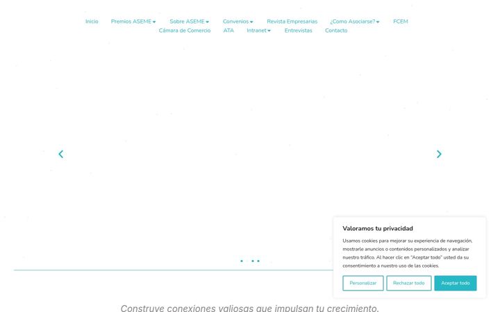 Screenshot stránky aseme.es