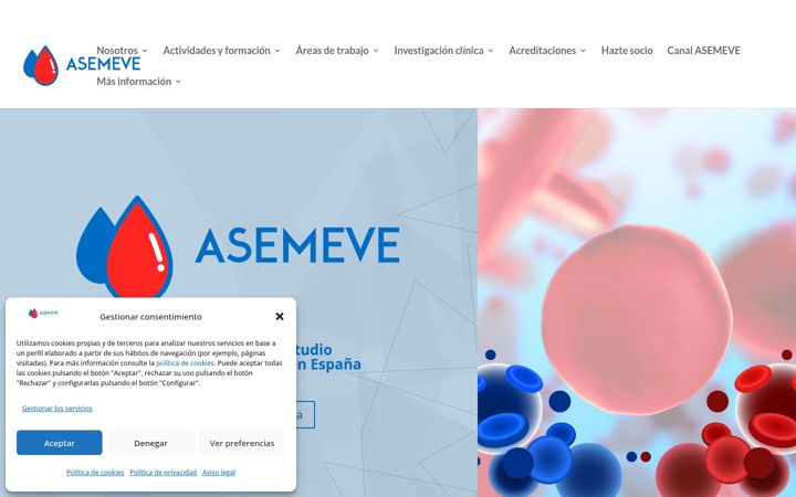 Screenshot of asemeve.org