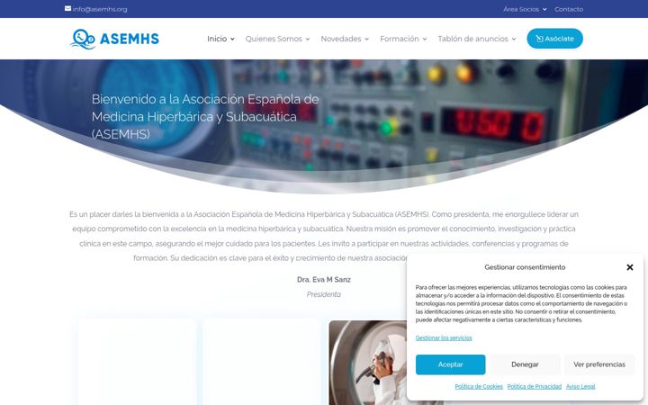 Screenshot of asemhs.org