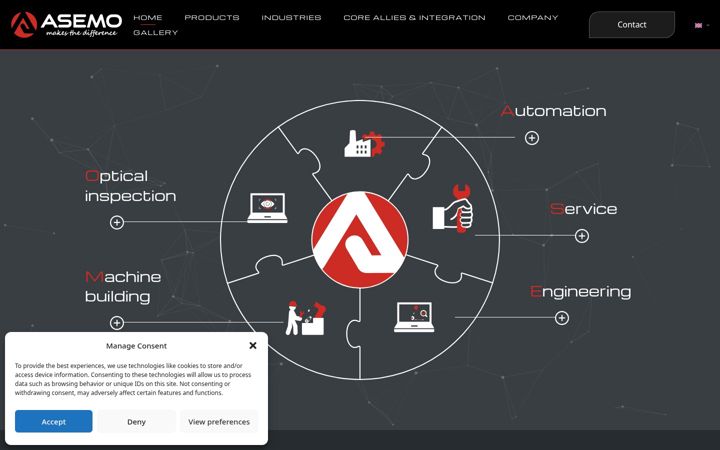 Screenshot of asemo.hr