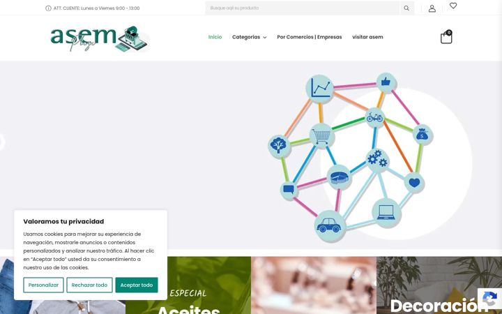 Screenshot of asemplaza.net