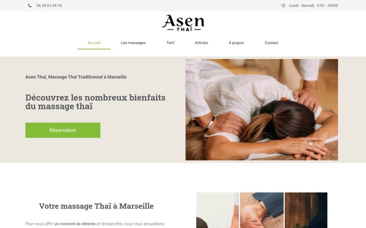 Screenshot of asen-thai.com