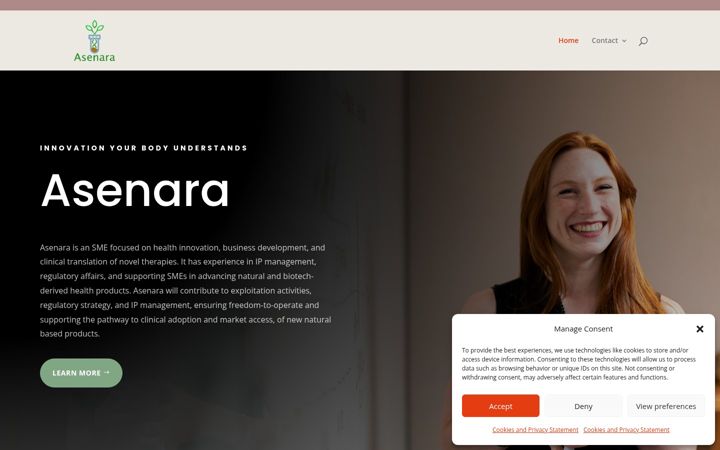 Screenshot of asenara.com