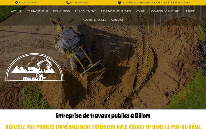Snimka zaslona za asenci-tp.fr