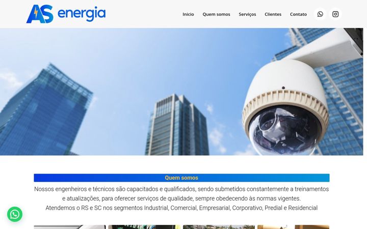Screenshot of asenergia.com.br