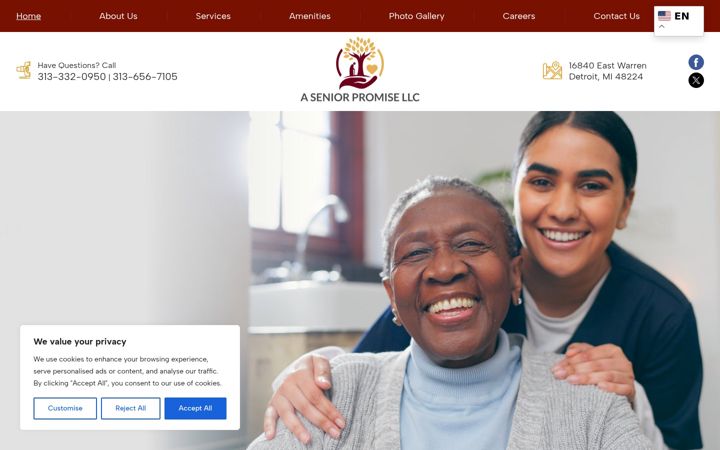 Screenshot of aseniorpromise.com