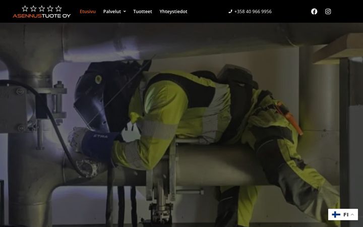 Screenshot of asennustuote.fi
