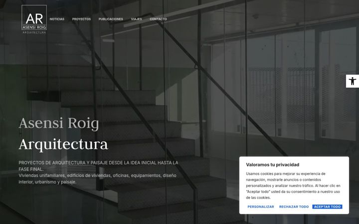 Screenshot of asensiroigarq.com