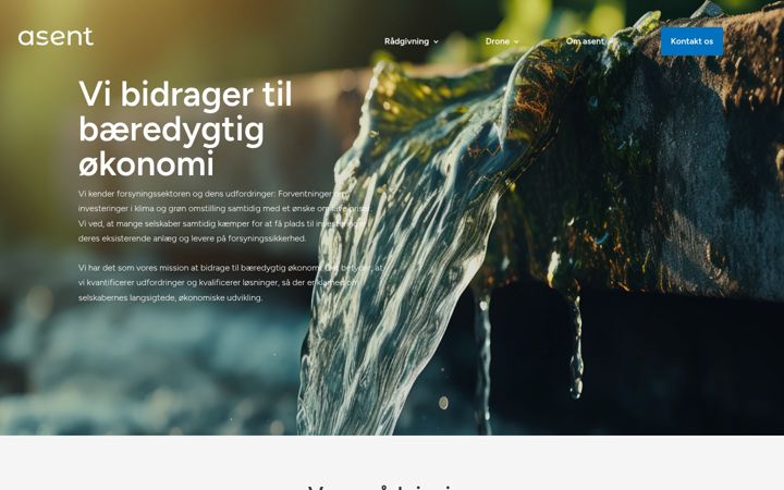 Screenshot of asent.dk