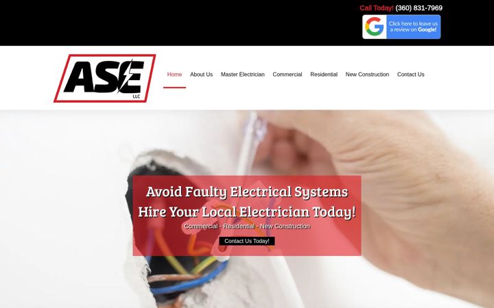 Screenshot di asentllc.com