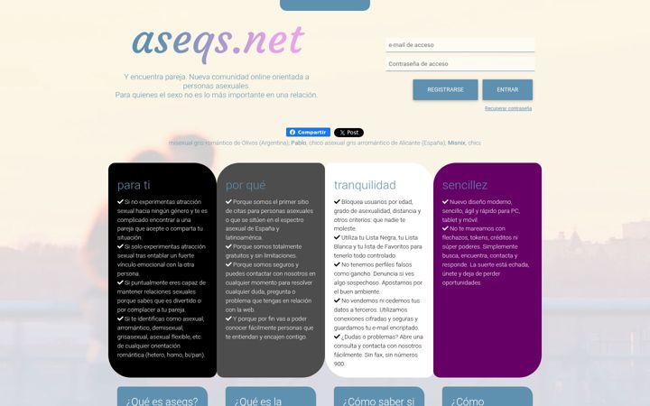 Screenshot of aseqs.net