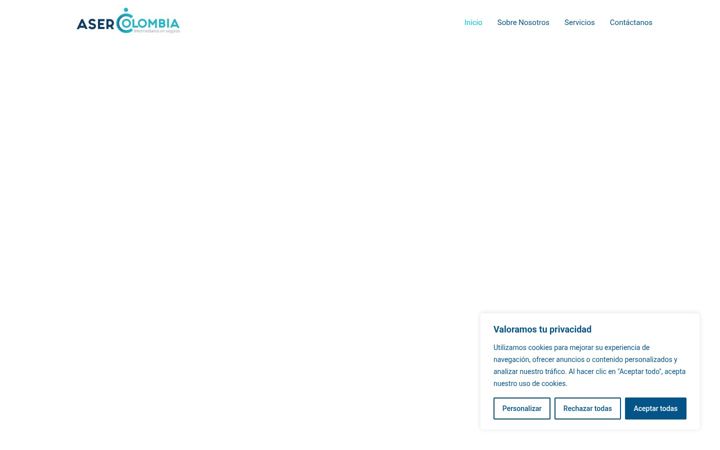 Screenshot di asercolombia.com