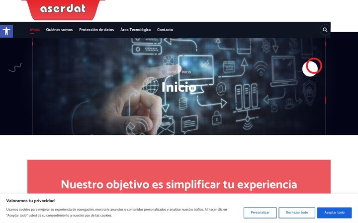 Screenshot of aserdat.com