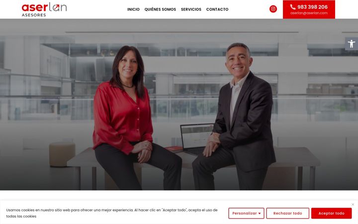 Screenshot of aserlanasesores.com
