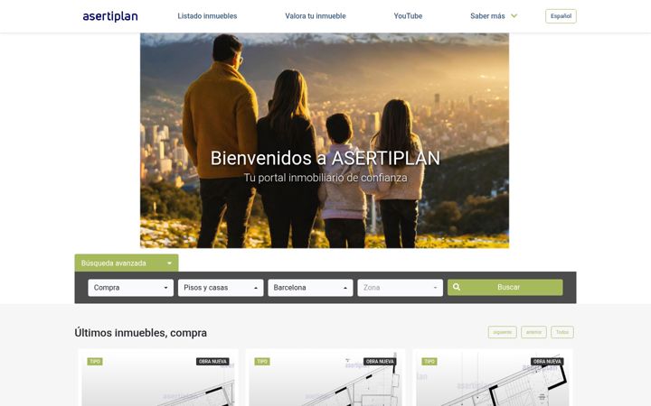 Skjermbilde av asertiplan.com