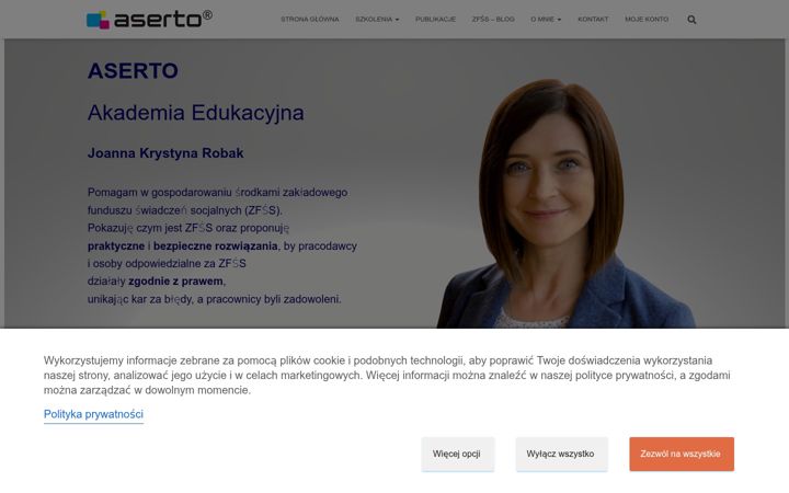 Screenshot of aserto.edu.pl