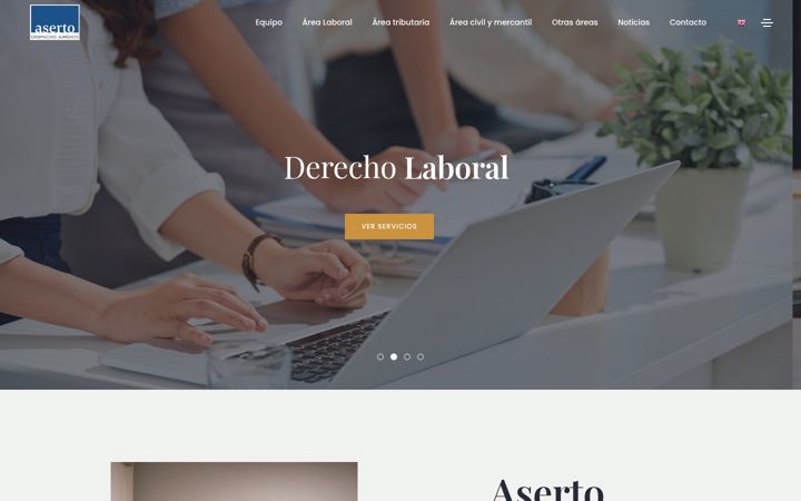 Skjermbilde av asertojuridico.com