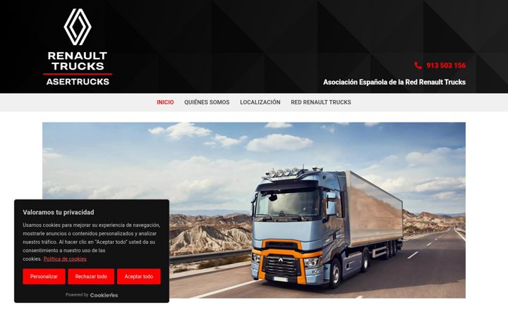 Snímek obrazovky asertrucks.es