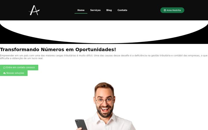 Screenshot of asescontabilidade.com.br