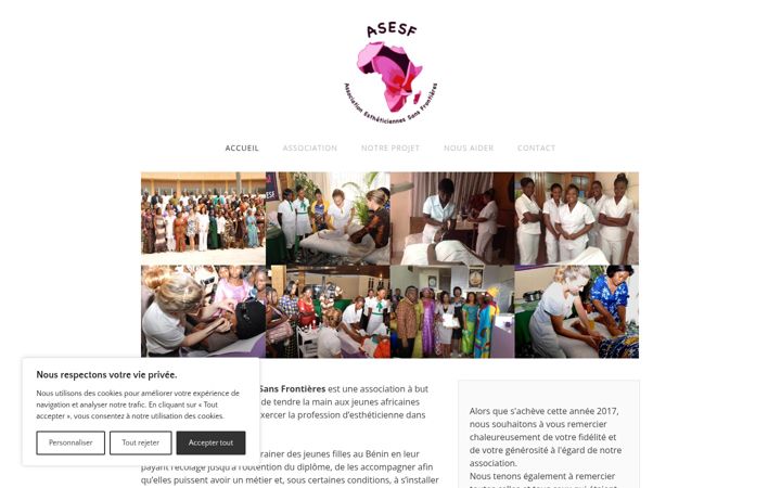 Screenshot of asesf.org