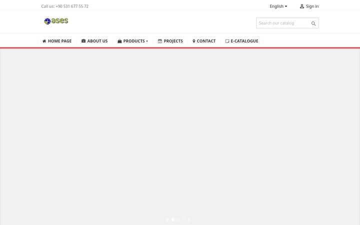 Screenshot of asesmakine.com.tr