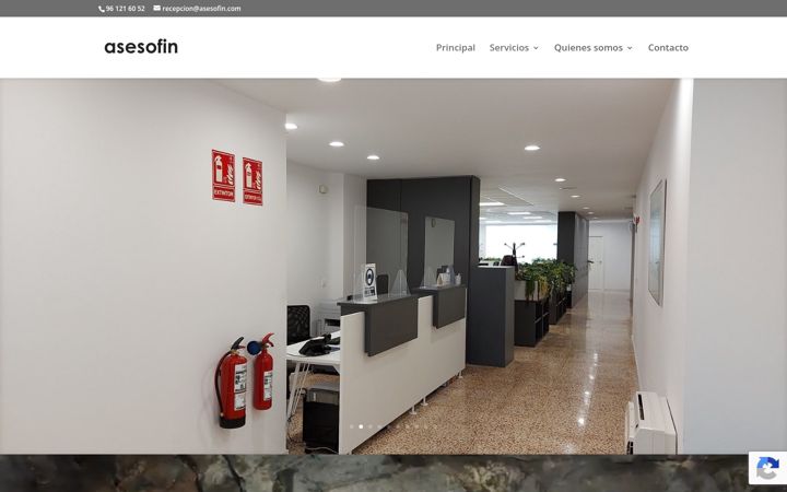 Screenshot of asesofin.com