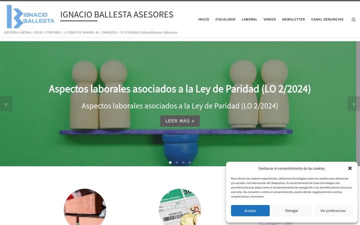 Ekrano kopija asesor-laboral.es