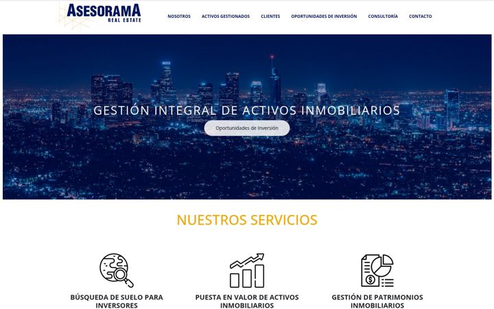 Skjámynd af asesoramagestion.com