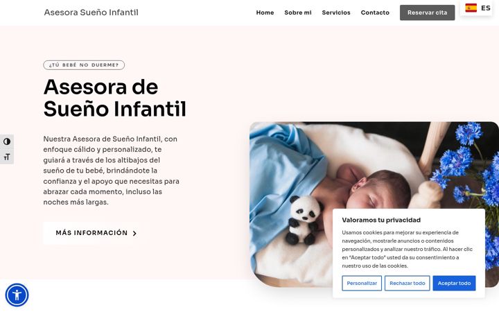Képernyőkép: asesorasuenoinfantil.es