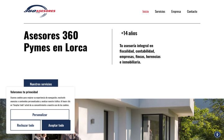 Snimka zaslona za asesores360pymes.es