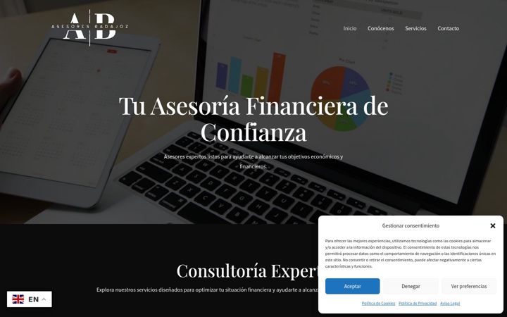 Screenshot di asesoresbadajoz.es