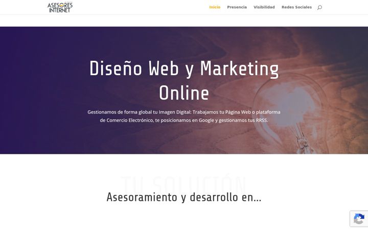 Screenshot of asesoresinternet.com
