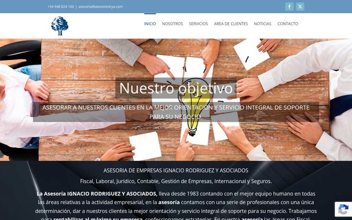 Screenshot of asesoresirya.com