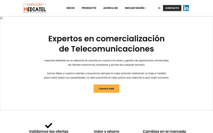 Zrzut ekranu asesoresmediatel.com